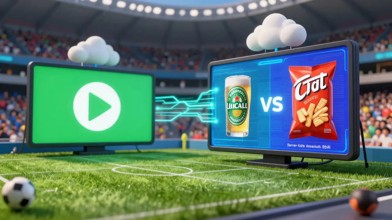 Dynamické reklamy na obrazovkách ve virtuálním sportovním stadionu