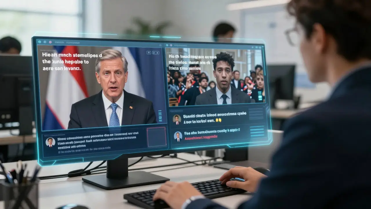 Analytik používající holografickou AI k porovnávání videa a textu